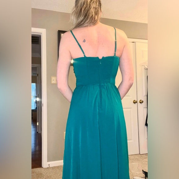 🌿Abercrombie & Fitch Emerson Crepe Midi Dress | Green | XS🌿 - Picture 8 of 11